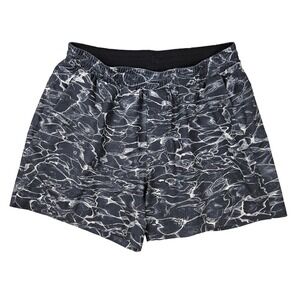 Lululemon Channel Cross (Men's Large) Swim Shorts Abstract Gray 5" Inseam M7AF6S